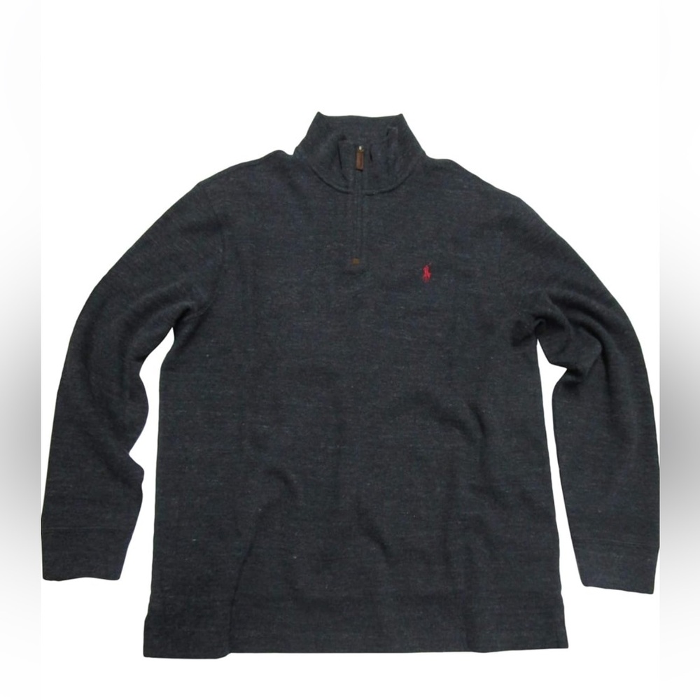 Polo Ralph Lauren‎ 1/2 Zip  Pullover Mock Sweater  Pullover L.  100% Cotton